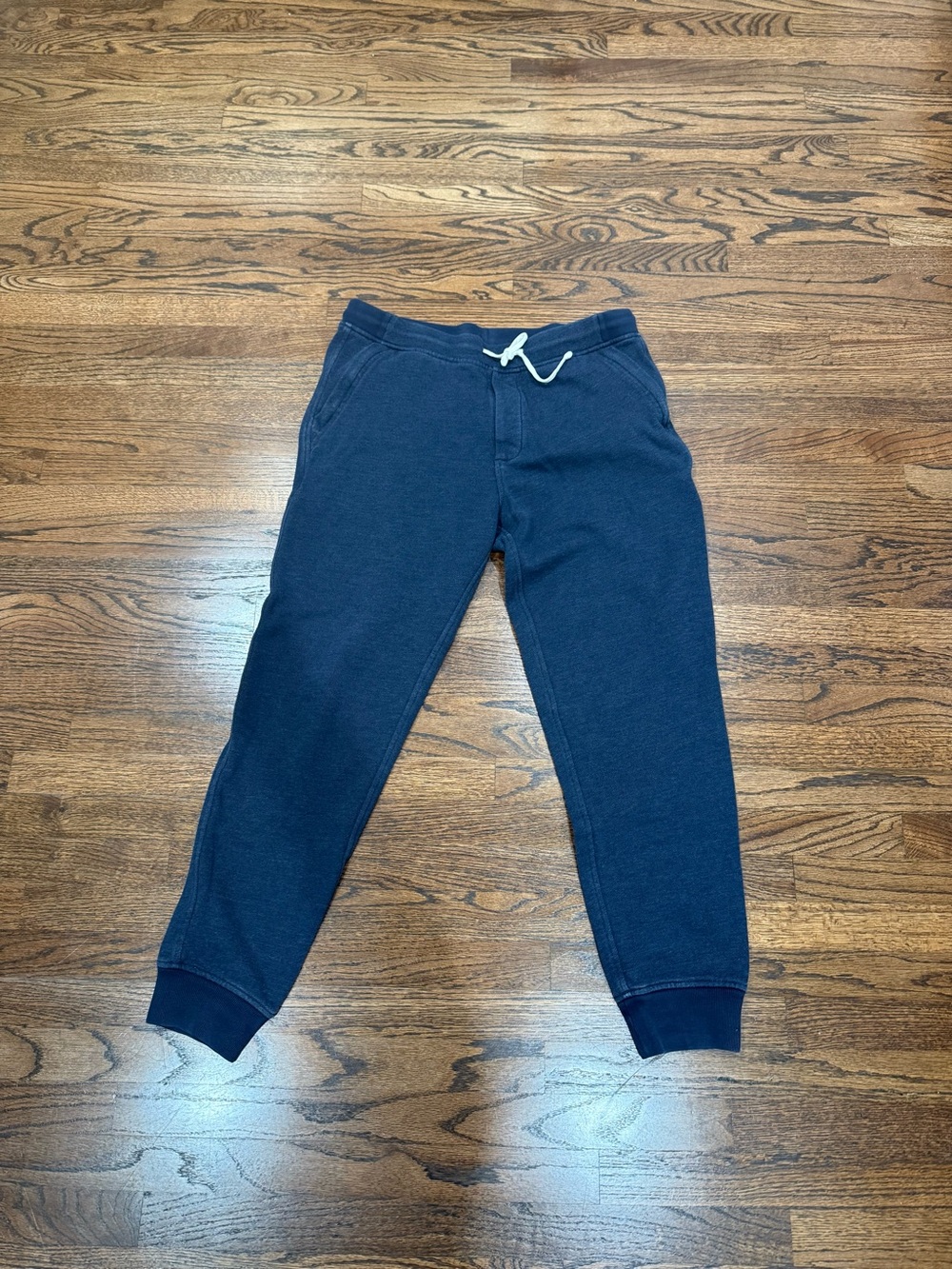 J. Crew Mens Navy Drawstring Jogger Sweatpants